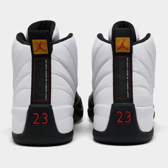 🤍🖤🚕 Nike Air Jordan 12 Retro Taxi 🚕🤍🖤